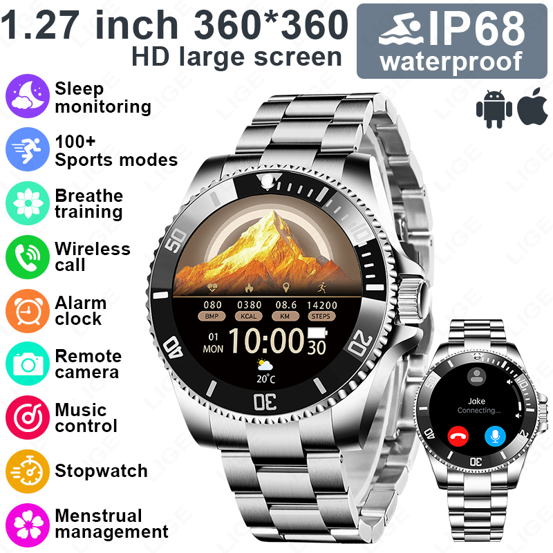 Japanese Lifestyle Called - LIGE New Style Luxury Smart Watch