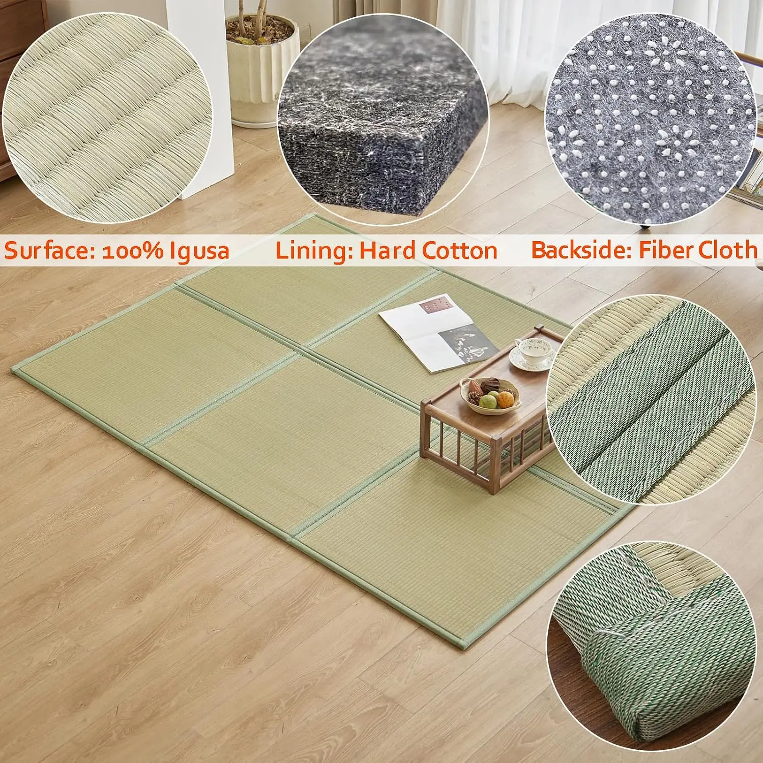 Natural Rush Grass Floor Tatam - Tatami Mat Rush recension och pris