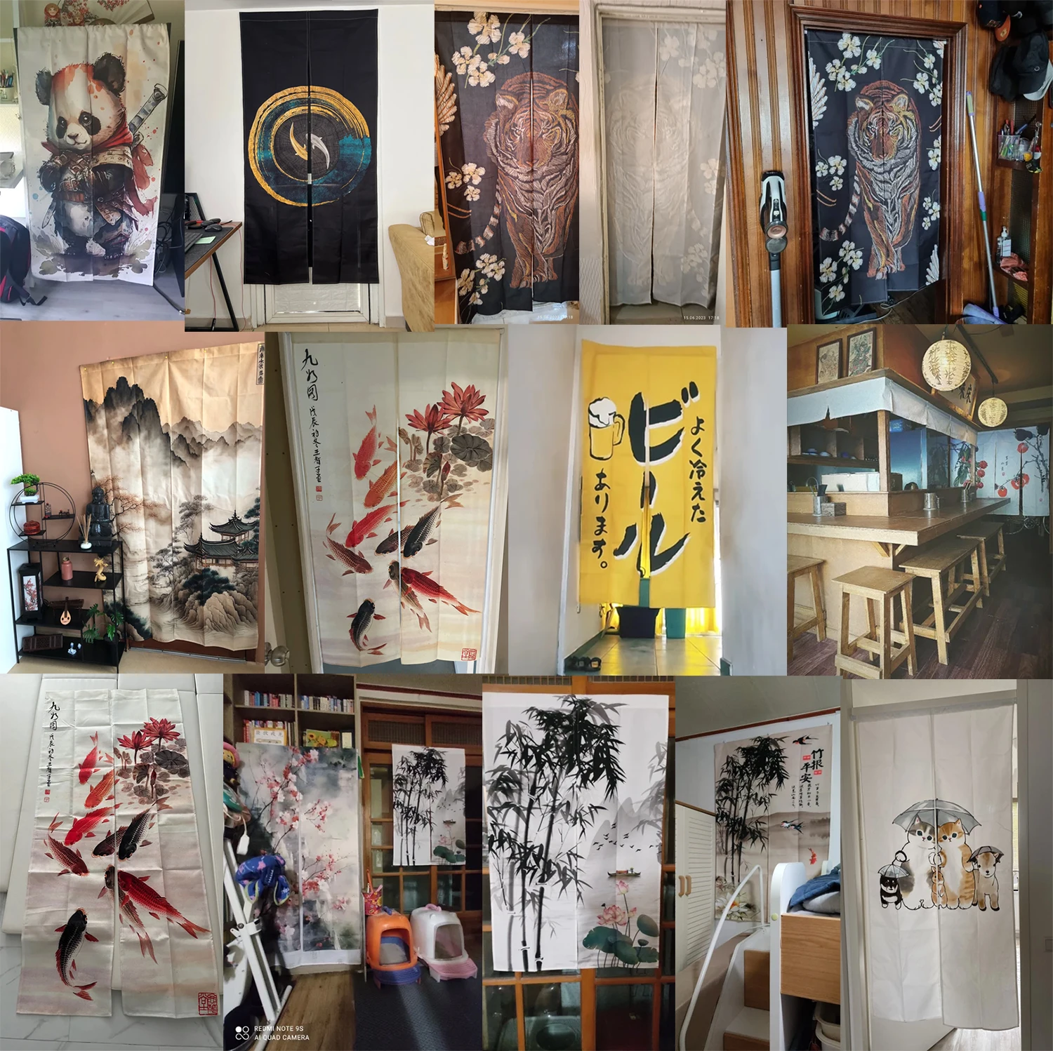 Japanese Noren Door Curtain Lu - Noren Curtain Doorway recension och pris