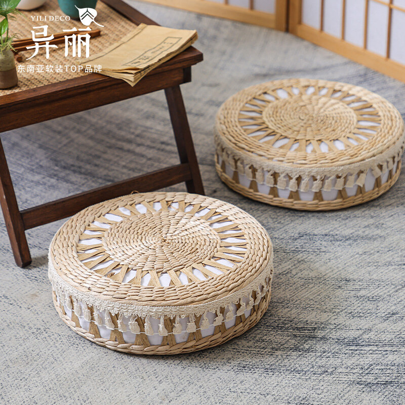 Woven Rush Floor Cushion Tatam - Tatami Mat Rush recension och pris