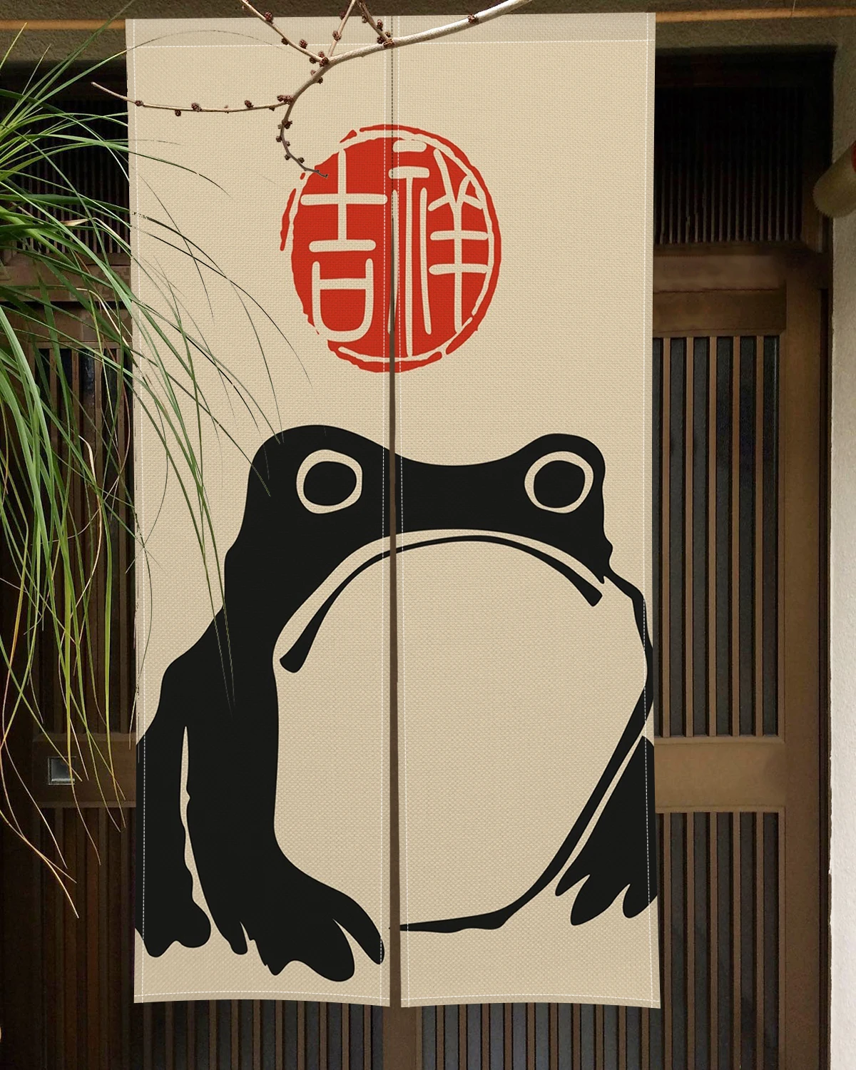 Japanese Door Curtain Frog Car - Noren Curtain Doorway recension och pris