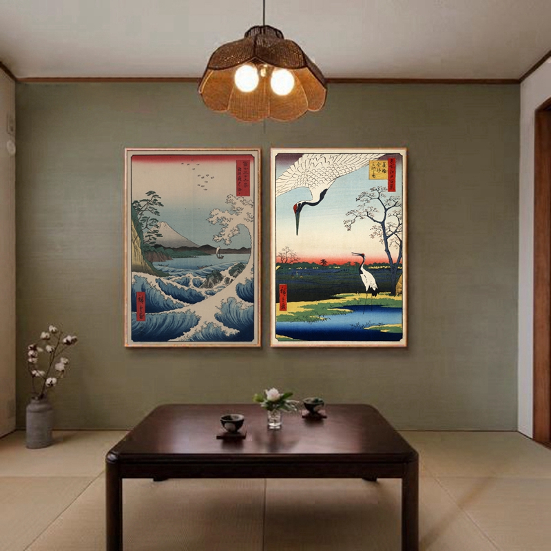 Japanese Prints Wall Art Canva - Japanese Traditional Lifestyle recension och pris