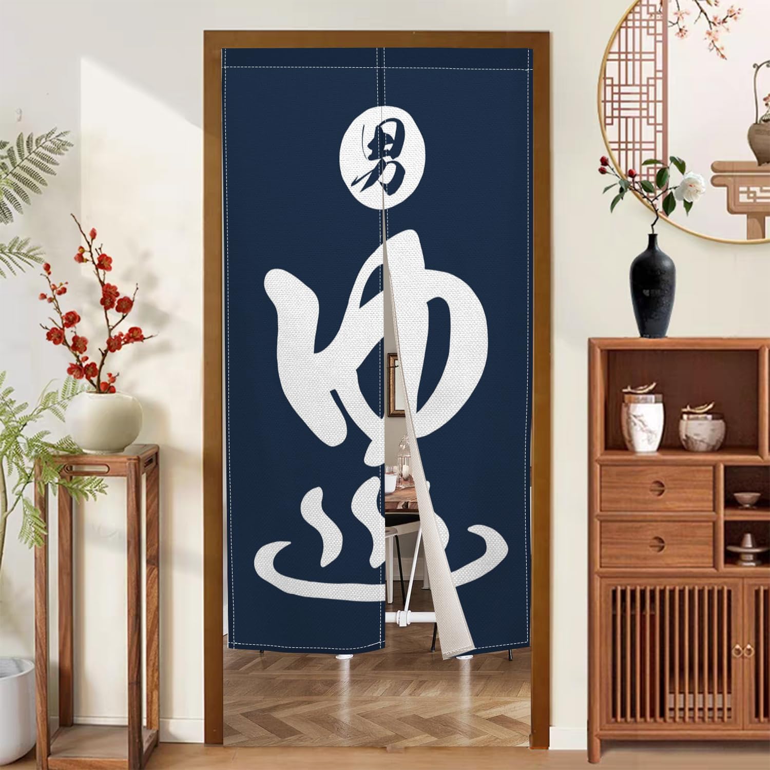 Long Japanese Noren Doorway Cu - Noren Curtain Doorway recension och pris